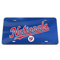 Wholesale-Washington Nationals Specialty Acrylic License Plate