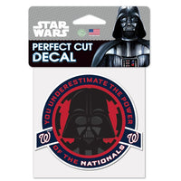 Wholesale-Washington Nationals / Star Wars DARTH VADER Perfect Cut Color Decal 4" x 4"