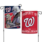 Wholesale-Washington Nationals / Star Wars Mandalorian Garden Flags 2 sided 12.5" x 18"