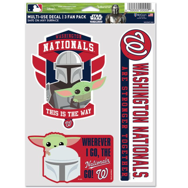 Wholesale-Washington Nationals / Star Wars Mandalorian Multi Use 3 Fan Pack