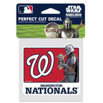 Wholesale-Washington Nationals / Star Wars Mandalorian Perfect Cut Color Decal 4" x 4"