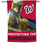 Wholesale-Washington Nationals / Star Wars Mandalorian Vertical Flag 28" x 40"