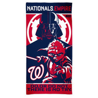 Wholesale-Washington Nationals / Star Wars YODA &amp; DARTH VADAR Spectra Beach Towel 30" x 60"