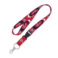 Wholesale-Washington Nationals TDYE Lanyard w/detachable buckle 1"