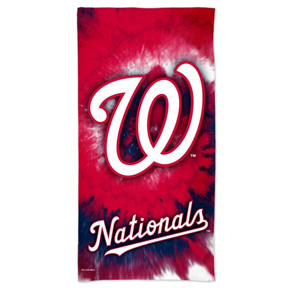 Wholesale-Washington Nationals TDYE Spectra Beach Towel 30" x 60"