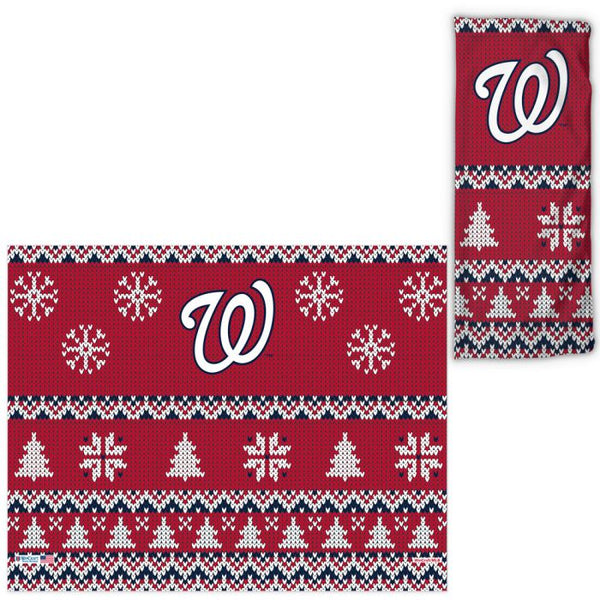 Wholesale-Washington Nationals / Ugly Sweater Ugly Sweater Fan Wraps