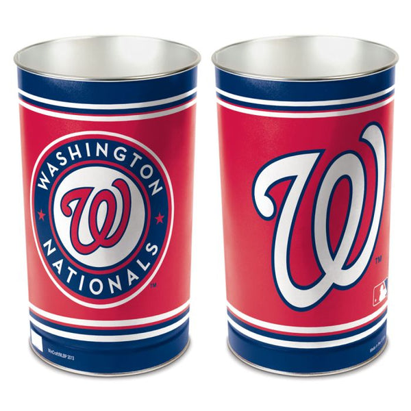 Wholesale-Washington Nationals Wastebasket - tapered 15"H