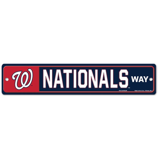 Wholesale-Washington Nationals Way Street / Zone Sign 3.75" x 19"