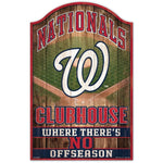 Wholesale-Washington Nationals Wood Sign 11" x 17" 1/4" thick