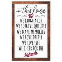 Wholesale-Washington Nationals Wood Sign 11" x 17" 1/4" thick