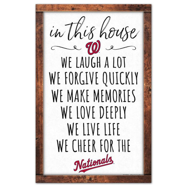 Wholesale-Washington Nationals Wood Sign 11" x 17" 1/4" thick