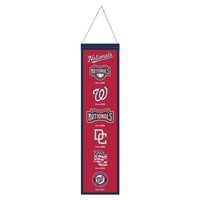 Wholesale-Washington Nationals Wool Banner 8" x 32"