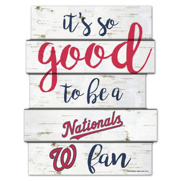 Wholesale-Washington Nationals birch Wood Sign 11"X14"