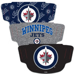 Wholesale-Winnipeg Jets Fan Mask Face Cover 3 Pack