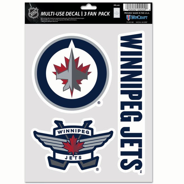 Wholesale-Winnipeg Jets Multi Use 3 Fan Pack