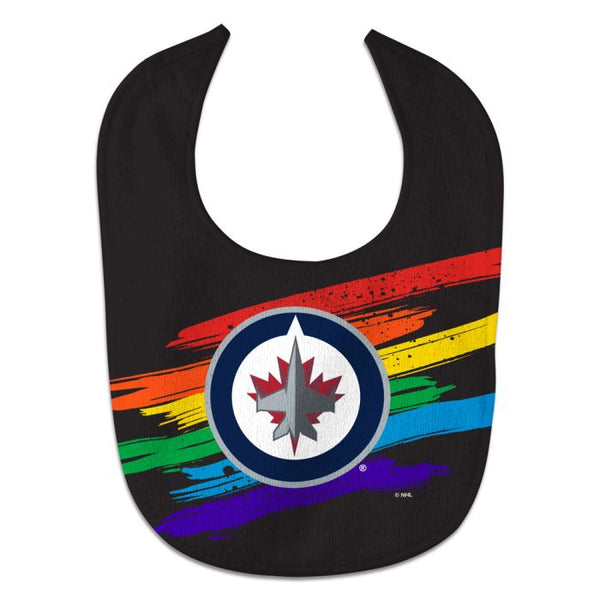 Wholesale-Winnipeg Jets PRIDE All Pro Baby Bib