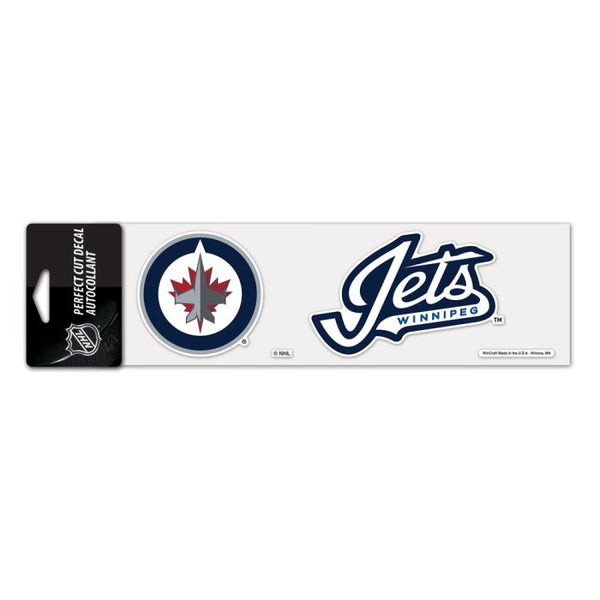 Wholesale-Winnipeg Jets Perfect Cut Decals 3" x 10"