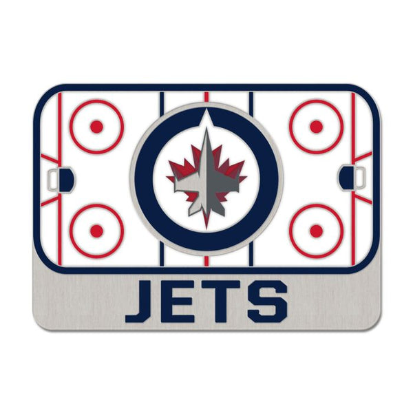 Wholesale-Winnipeg Jets RINK Collector Enamel Pin Jewelry Card