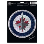 Wholesale-Winnipeg Jets Shimmer Decals 5" x 7"