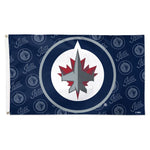 Wholesale-Winnipeg Jets Step and Repeat Flag - Deluxe 3' X 5'