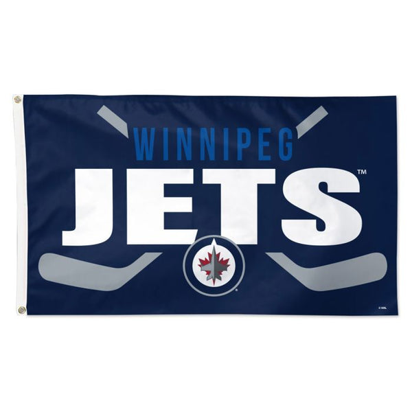 Wholesale-Winnipeg Jets Stick Flag - Deluxe 3' X 5'