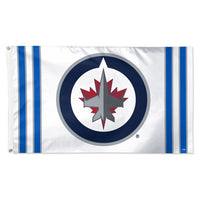 Wholesale-Winnipeg Jets vertical stripe Flag - Deluxe 3' X 5'