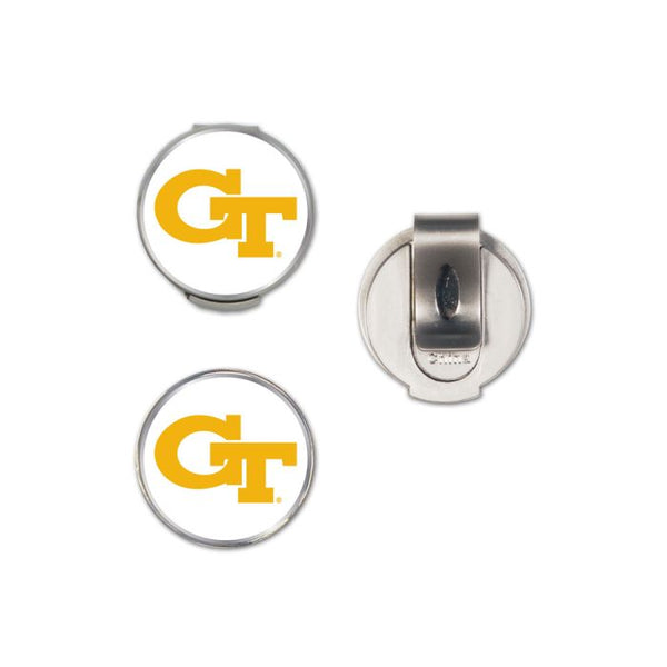 Wholesale-Georgia Tech Yellow Jackets Hat Clip w/2 Markers, clamshell