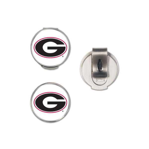 Wholesale-Georgia Bulldogs Hat Clip w/2 Markers, clamshell