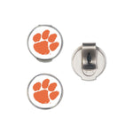 Wholesale-Clemson Tigers Hat Clip w/2 Markers, clamshell