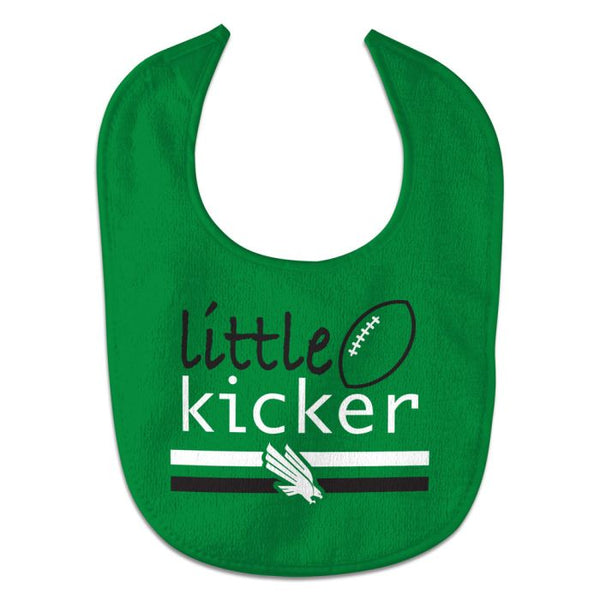 Wholesale-North Texas Mean Green LITTLE KICKER All Pro Baby Bib