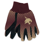 Wholesale-Texas State Bobcats Adult Two Tone Gloves