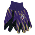 James Madison Dukes Adult Two Tone Gloves