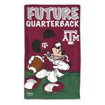 Texas A&M Aggies / Disney MICKEY MOUSE FOOTBALL Burp Cloth 10" x 17"