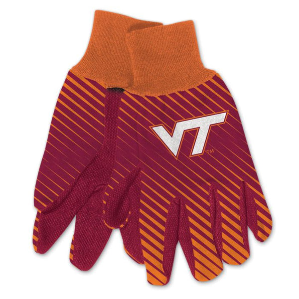 Wholesale-Virginia Tech Hokies Adult Two Tone Gloves