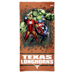 Texas Longhorns / Marvel (C) 2021 Marvel Spectra Beach Towel 30"  x 60"