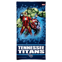 Tennessee Titans / Marvel (c) 2021 MARVEL Spectra Beach Towel 30"  x 60"