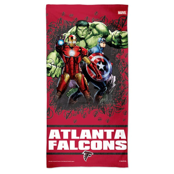 Atlanta Falcons / Marvel (C) 2021 Marvel Spectra Beach Towel 30"  x 60"