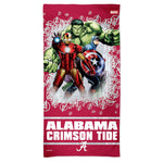 Alabama Crimson Tide / Marvel (c) 2021 MARVEL Spectra Beach Towel 30"  x 60"