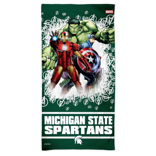 Wholesale-Michigan State Spartans / Marvel (c) 2021 MARVEL Spectra Beach Towel 30" x 60"