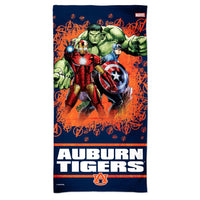 Auburn Tigers / Marvel (c) 2021 MARVEL Spectra Beach Towel 30"  x 60"