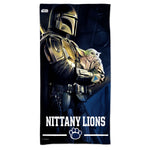 Penn State Nittany Lions / Star Wars Mandalorian Spectra Beach Towel 30"  x 60"