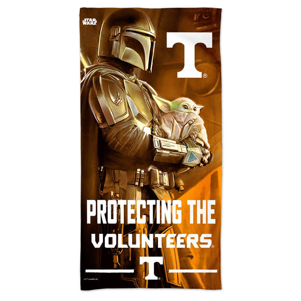 Tennessee Volunteers / Star Wars Mandalorian Spectra Beach Towel 30"  x 60"