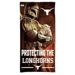 Texas Longhorns / Star Wars Mandalorian Spectra Beach Towel 30"  x 60"