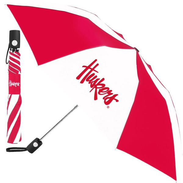 Wholesale-Nebraska Cornhuskers Auto Folding Umbrella