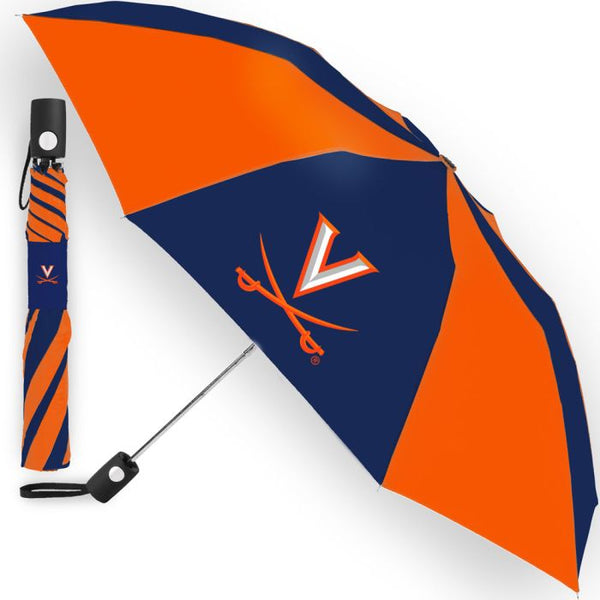 Wholesale-Virginia Cavaliers Auto Folding Umbrella