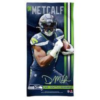 Seattle Seahawks Spectra Beach Towel 30"  x 60" DK Metcalf