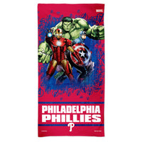 Philadelphia Phillies / Marvel (c) 2021 MARVEL Spectra Beach Towel 30"  x 60"