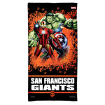 San Francisco Giants / Marvel (c) 2021 MARVEL Spectra Beach Towel 30"  x 60"