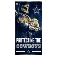 Dallas Cowboys / Star Wars Mandalaorian Spectra Beach Towel 30"  x 60"