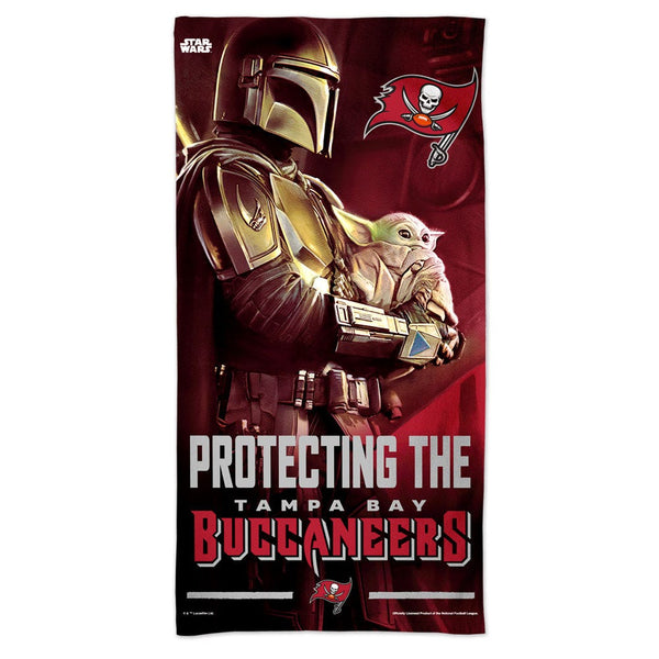 Tampa Bay Buccaneers / Star Wars Mandalaorian Spectra Beach Towel 30"  x 60"